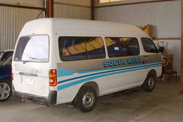 South West Coach Lines Toyota Hiace Commuter TC453